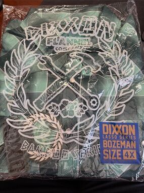 DIXXON Green Plaid Flannel Shirt